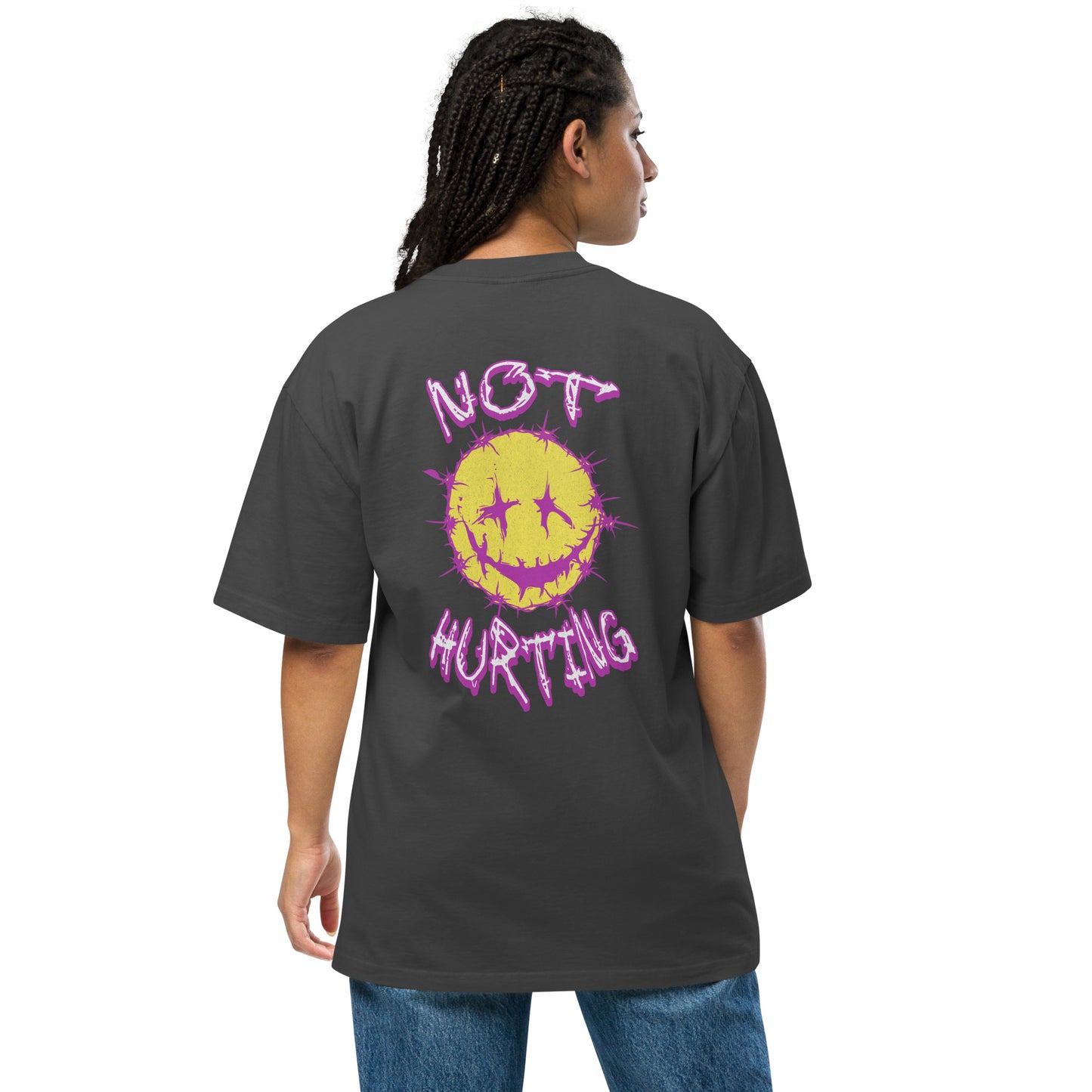 Not Hurting Oversized Faded T-shirt