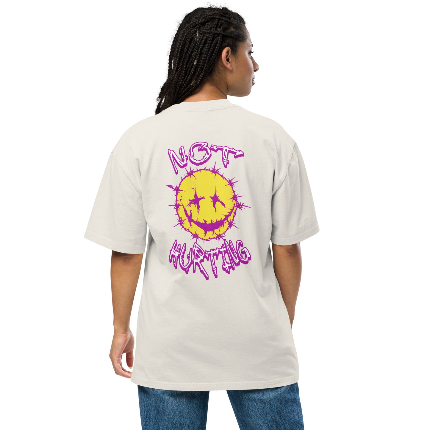 Not Hurting Oversized Faded T-shirt