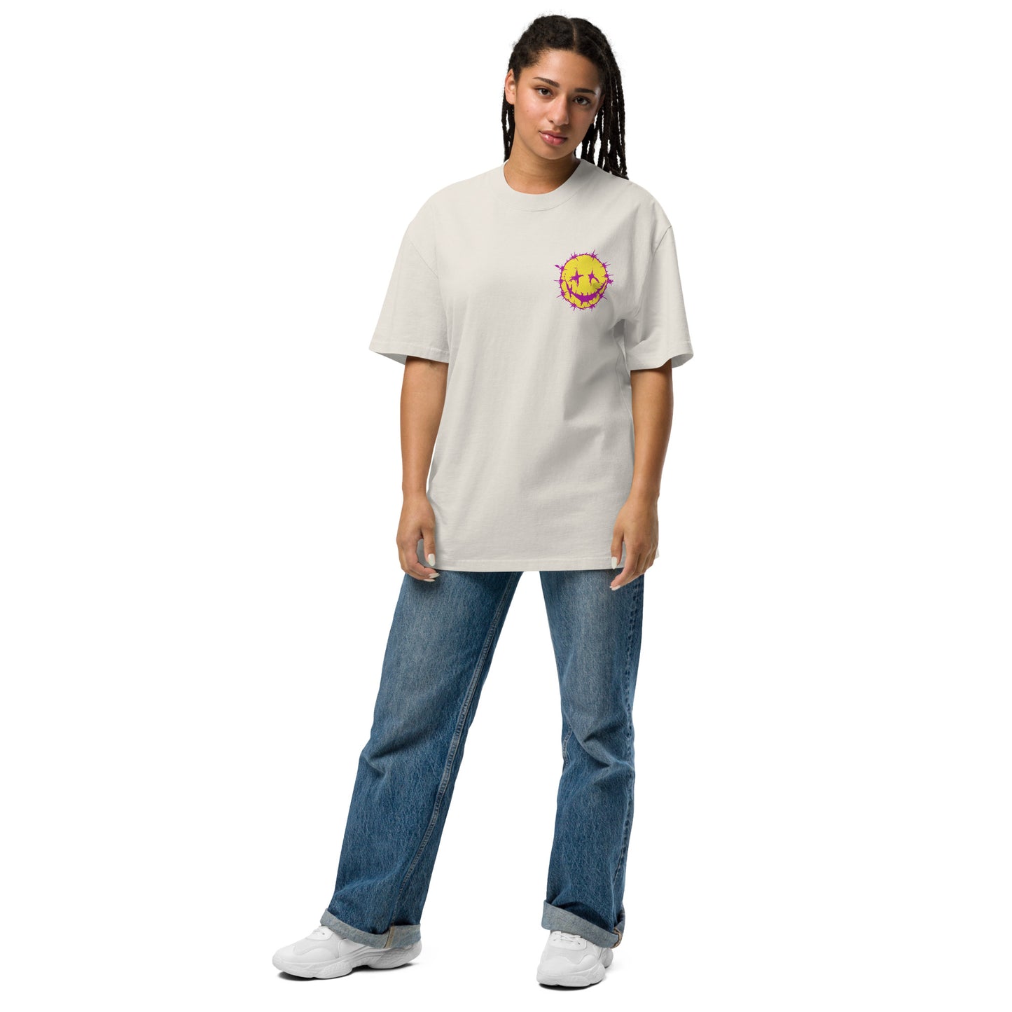 Not Hurting Oversized Faded T-shirt