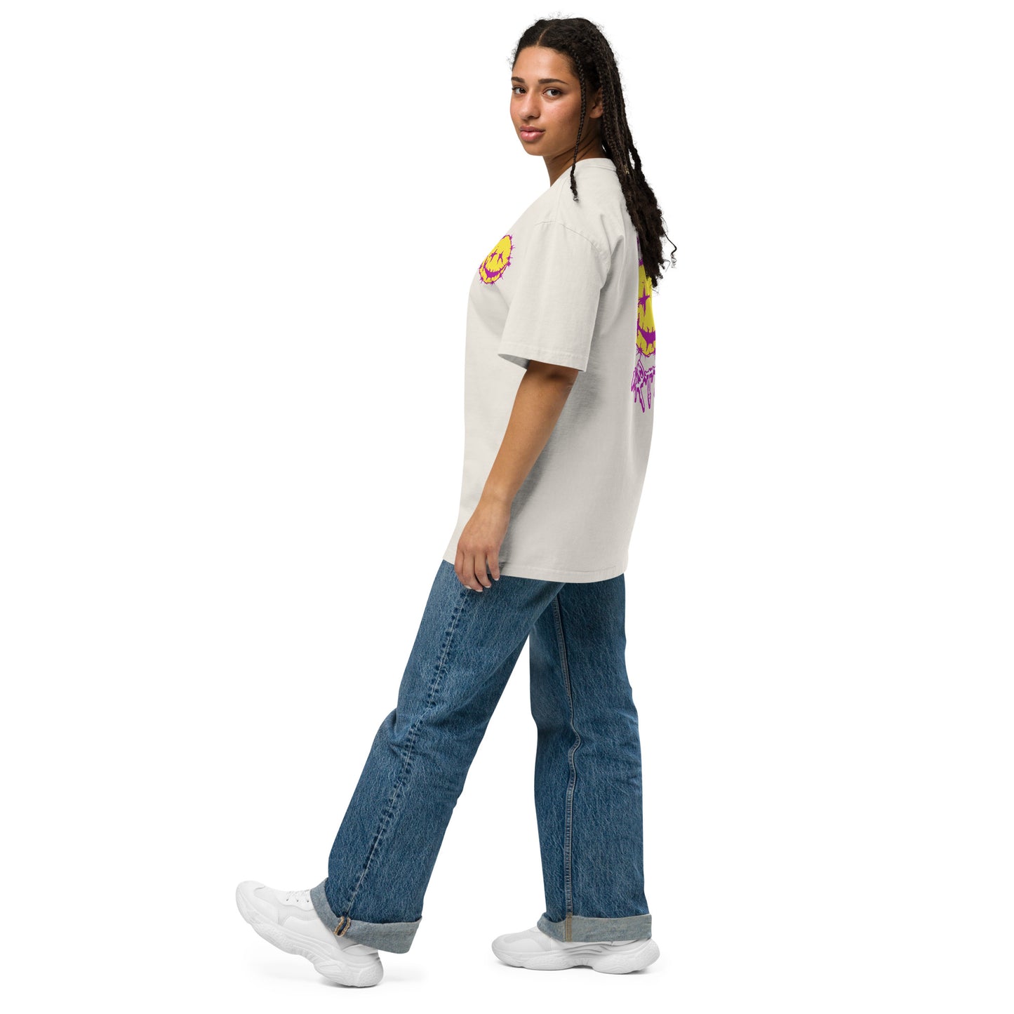 Not Hurting Oversized Faded T-shirt