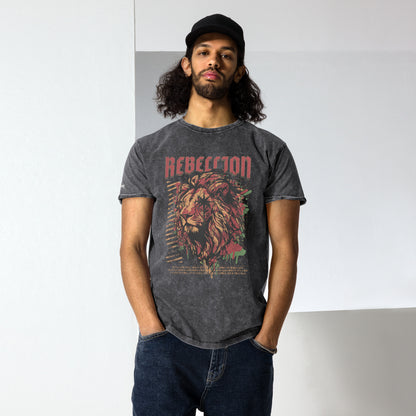 Rebellion Denim Washed T-Shirt