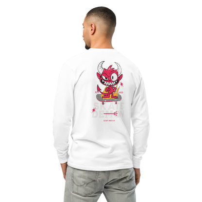 Skate Demon Oversized Long-Sleeve Shirt