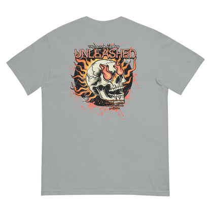 Retro Fire Skate Skull T-Shirt