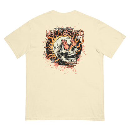 Retro Fire Skate Skull T-Shirt