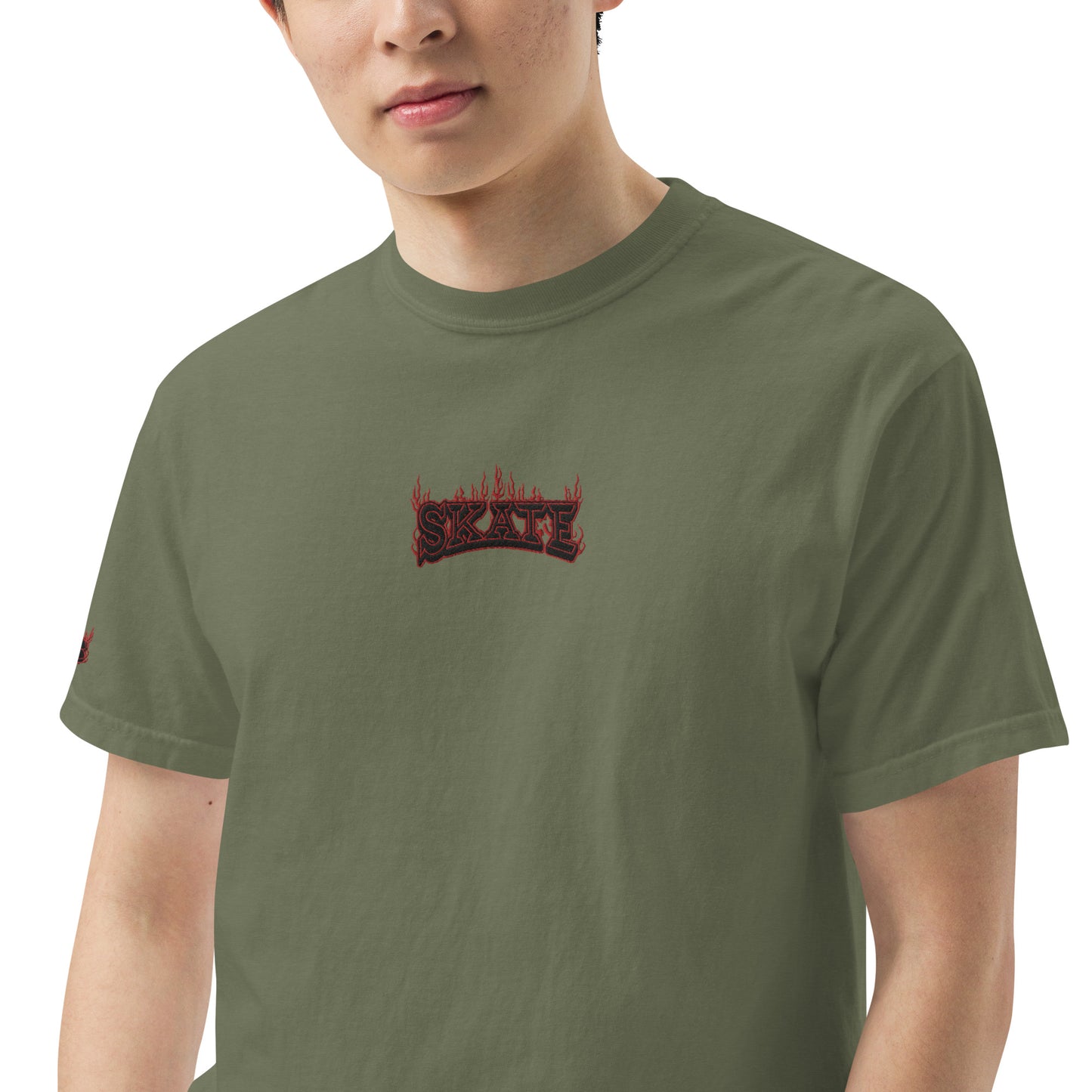 Just Skate Embroidered Heavyweight T-shirt