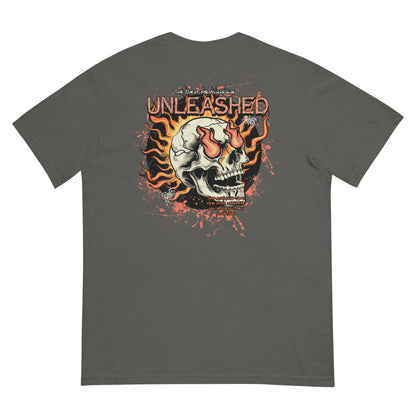 Retro Fire Skate Skull T-Shirt