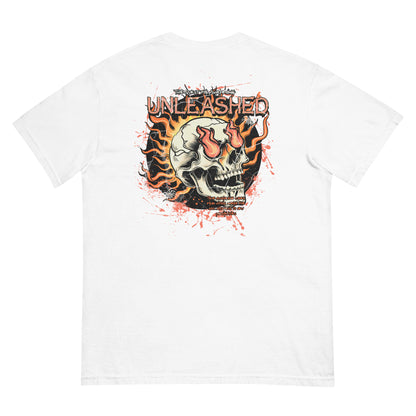 Retro Fire Skate Skull T-Shirt